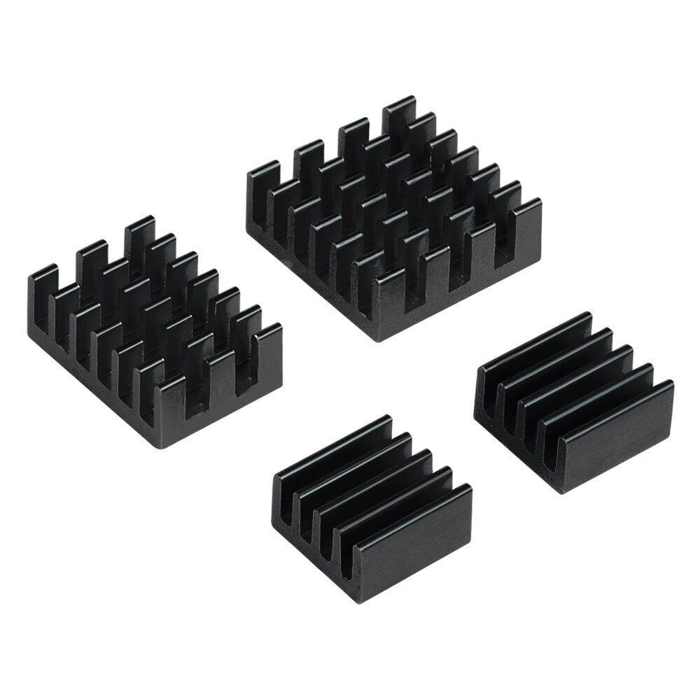 Raspberry Pi 4 Model B Aluminum Heat Sink Black