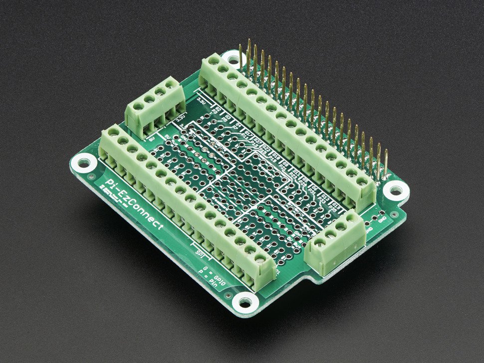 Raspberry Pi EzConnect Terminal Block Breakout HAT