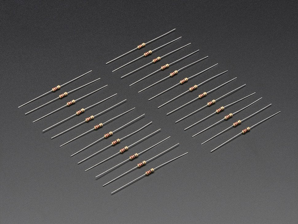 Resistor Through-Hole 220 ohm 5% 1/4W Pack of 10