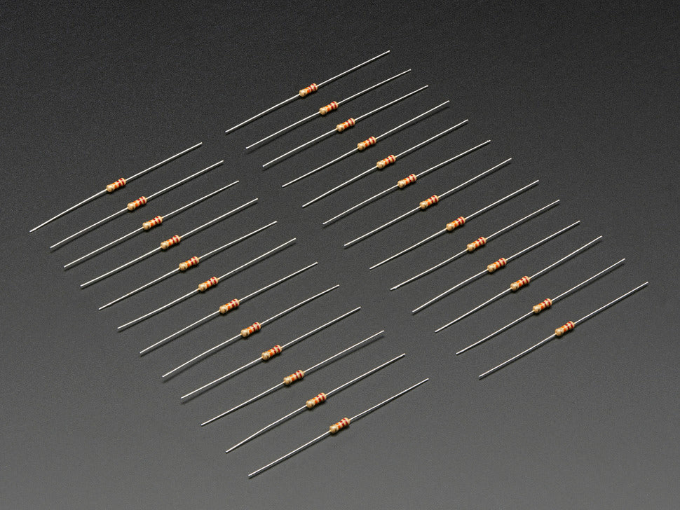 Resistor Through-Hole 22K ohm 5% 1/4W Pack of 10