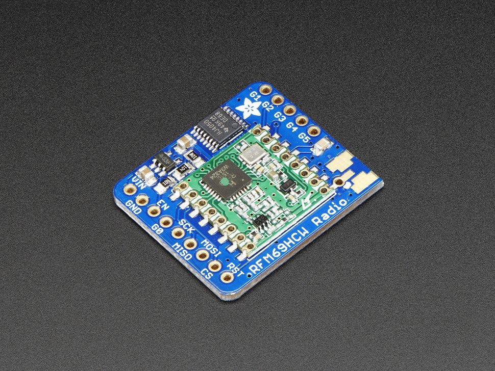RFM69HCW Transceiver Radio Breakout 868 or 915 MHz RadioFruit