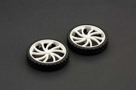 Rubber Wheel N20 ABS 43x9mm Pair