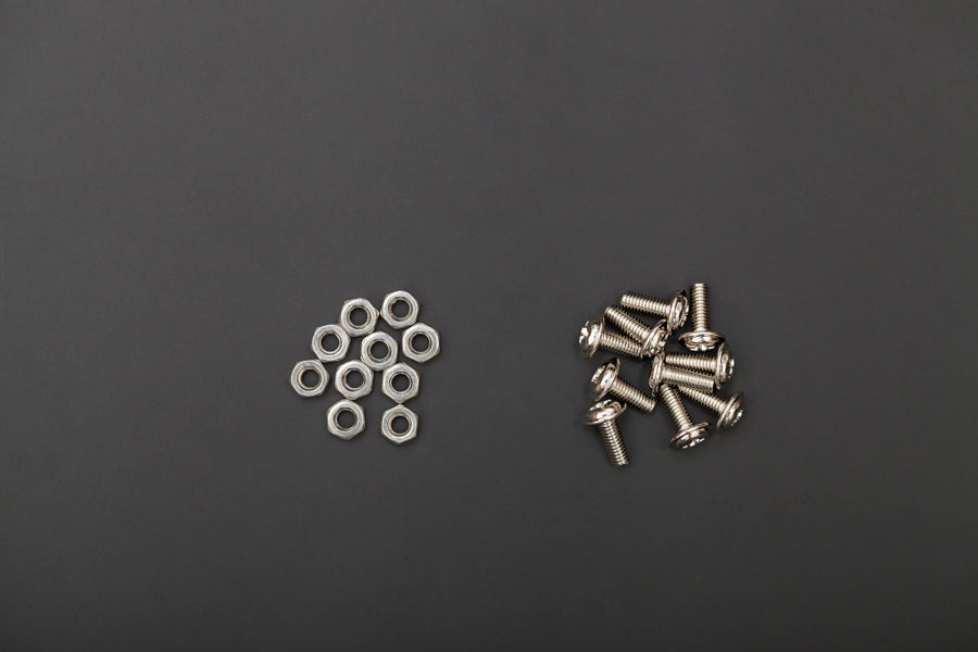 Screw M3 x 8 and M3 Nuts 10 Sets