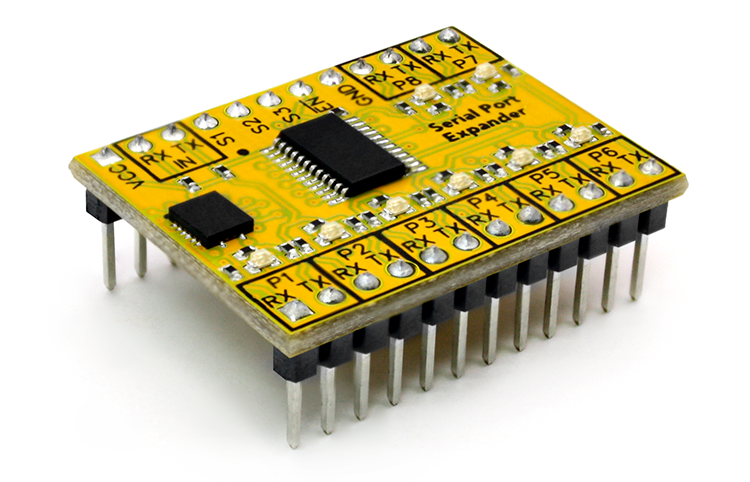 Serial Port Expander 8:1 Arduino Compatible