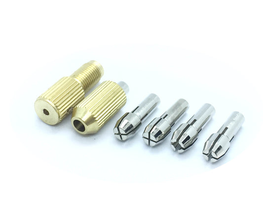 Shaft Drill Chuck Kit with 5 Copper Cores 2mm Aperture