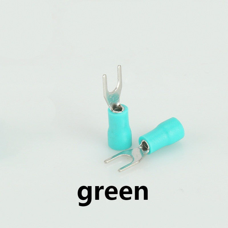 Terminal Lug Spade Connector Green 20PCS