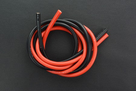 Wire High Temperature Resistant Silica Gel Silicone 8AWG 10mm2 1m