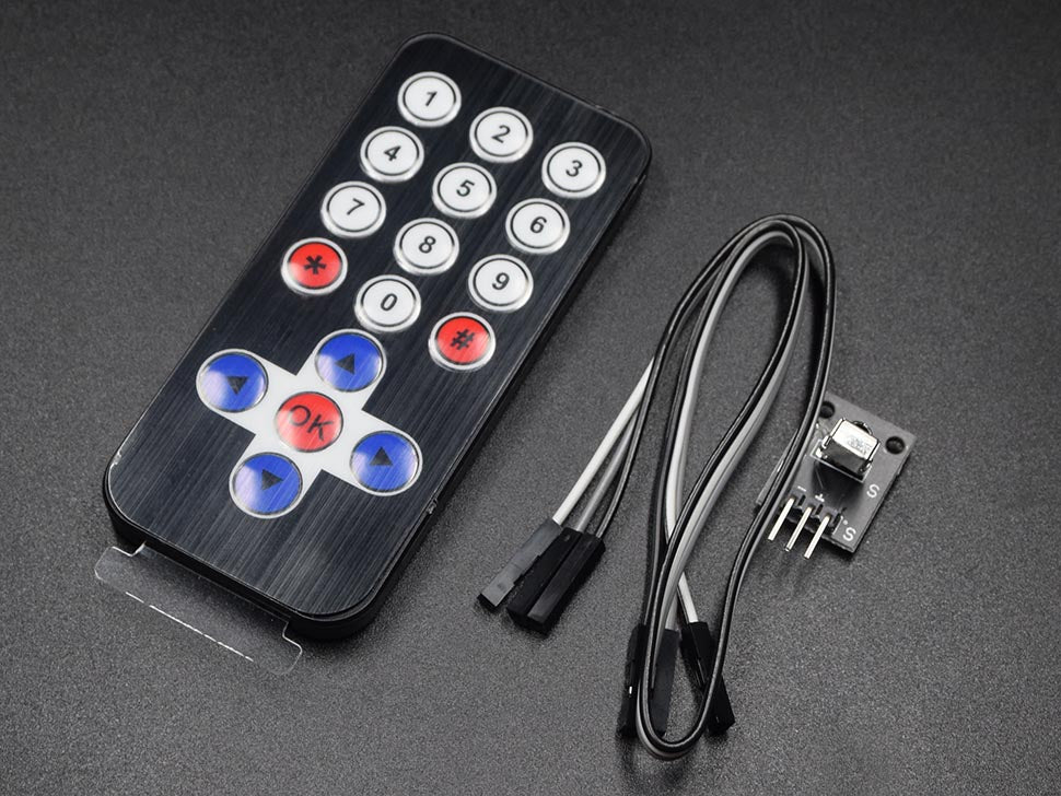 Wireless Remote Control with Infrared IR Receiver