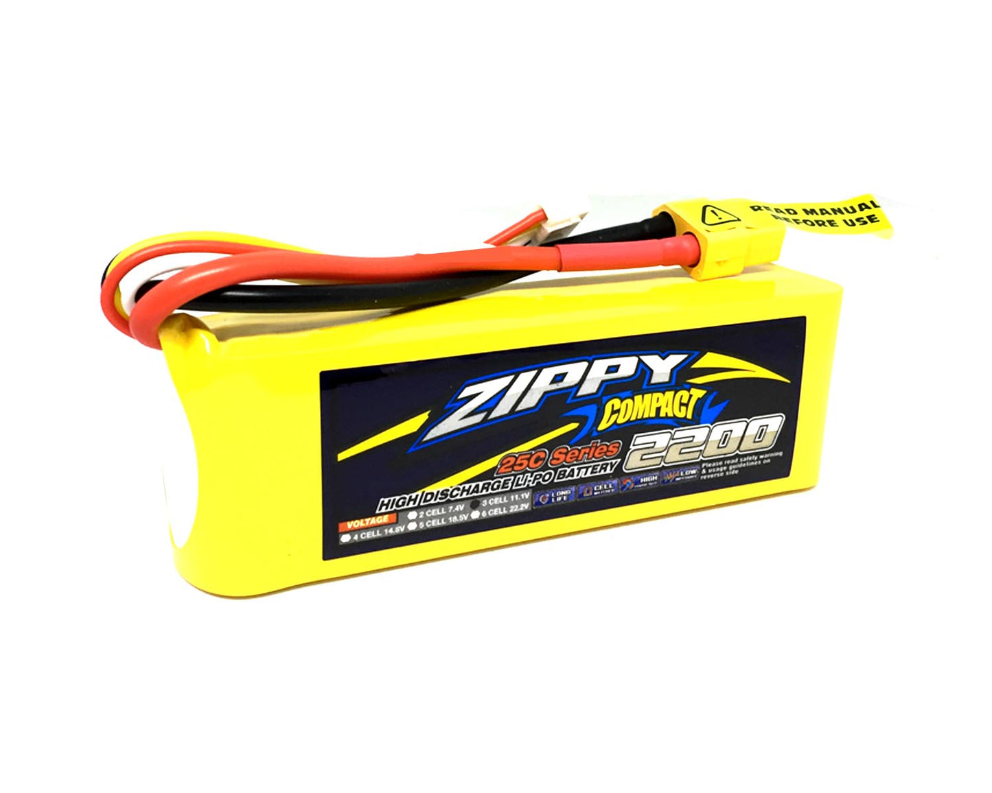ZIPPY Compact 2200mAh 3S 25C Lipo Pack