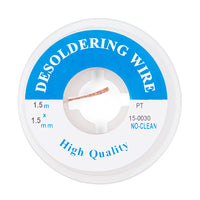 Desoldering Wick for Solder Electronics 2mm Wide and 1.5m Long - circuitrocks
