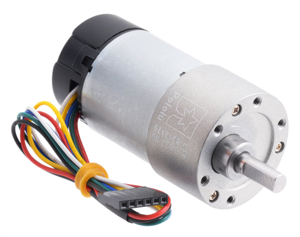 30:1 Metal Gearmotor 37Dx68L mm 12V with 64 CPR Encoder - Pololu