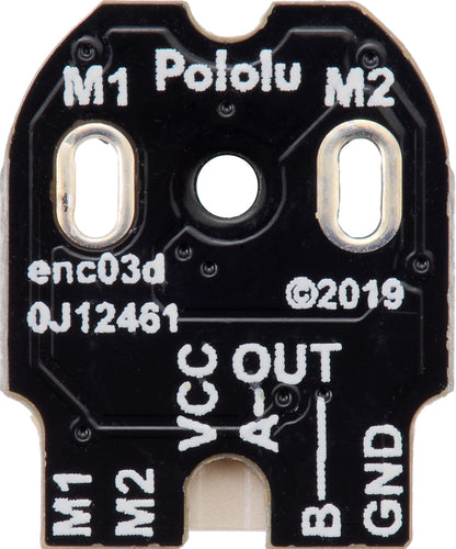 Magnetic Encoder Pair Kit with Side-Entry Connector for Micro Metal Gearmotors, 12 CPR, 2.7-18V