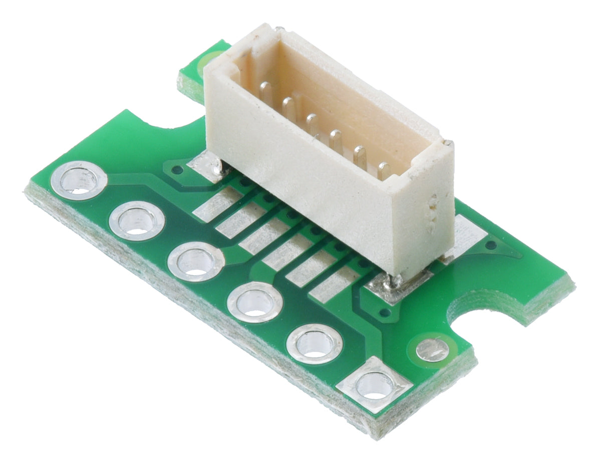 Breakout for JST SH-Style Connector, 6-Pin Male Top-Entry - Pololu