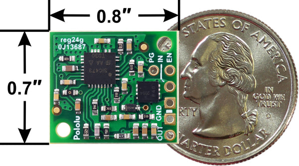 12V, 2.4A Step-Down Voltage Regulator D36V28F12 - Pololu image 2