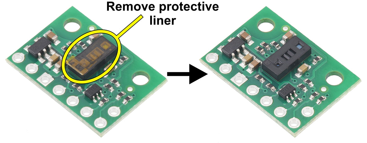 VL53L7CX Time-of-Flight 8×8-Zone Wide FOV Distance Sensor Carrier with Voltage Regulator, 350cm Max