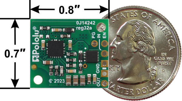 9V, 2.9A Step-Down Voltage Regulator D30V30F9 - Pololu image 2