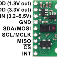 VL53L8CX Time-of-Flight 8×8-Zone Distance Sensor Carrier with Voltage Regulators, 400cm Max - Pololu image 2
