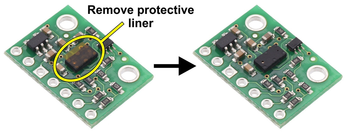 VL53L4CD Time-of-Flight Distance Sensor Carrier with Voltage Regulator, 120cm Max - Pololu