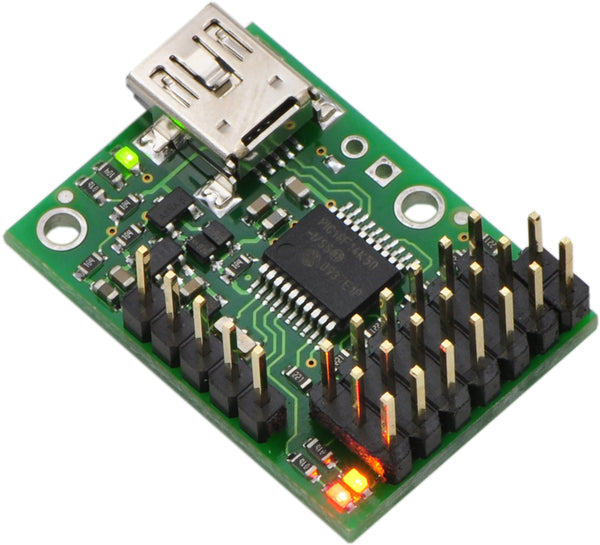 Micro Maestro 6-Channel USB Servo Controller (Assembled) - Pololu