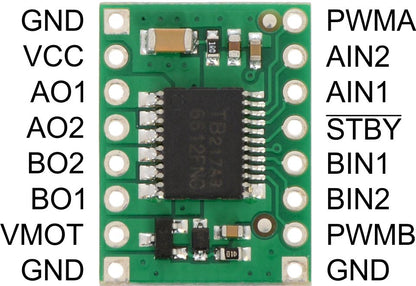 Pololu TB6612FNG Dual Motor Driver Carrier - Compact H-Bridge