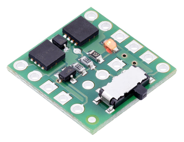 Mini MOSFET Slide Switch with Reverse Voltage Protection, LV - Pololu