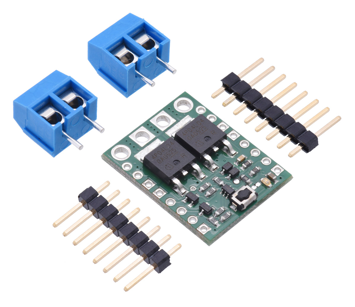 Big Pushbutton Power Switch with Reverse Voltage Protection, HP - Pololu