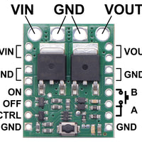 Big Pushbutton Power Switch with Reverse Voltage Protection, HP - Pololu image 2