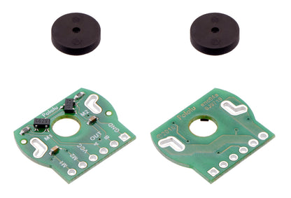 Magnetic Encoder Pair Kit for Mini Plastic Gearmotors, 12 CPR, 2.7-18V - circuitrocks
