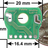 Magnetic Encoder Pair Kit for 20D mm Metal Gearmotors, 20 CPR, 2.7-18V - Pololu image 3