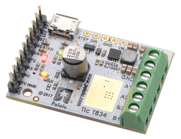 Tic T834 USB Multi-Interface Stepper Motor Controller - Pololu