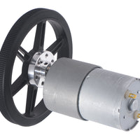 Pololu Multi-Hub Wheel w/Inserts for 3mm and 4mm Shafts - 80×10mm, Black, 2-Pack - Pololu image 3