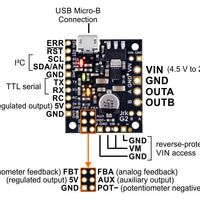 Jrk G2 21v3 USB Motor Controller with Feedback - Pololu image 3
