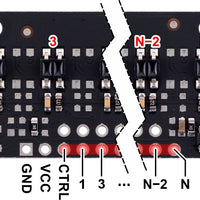 Reflectance Sensor Array QTR-MD-05RC 5-Channel 8mm Pitch RC Output - circuitrocks