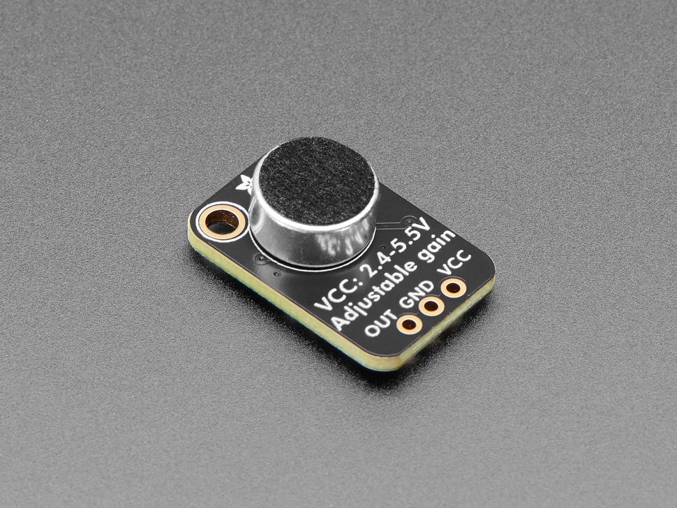 Adafruit Electret Microphone Amplifier MAX4466 - Adjustable Gain