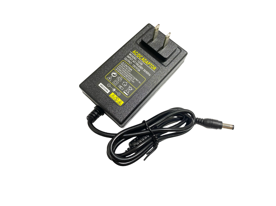 AC / DC 12V 3A Wall Power Adapter 5.5×2.1mm Barrel Jack Center-Positive - circuitrocks