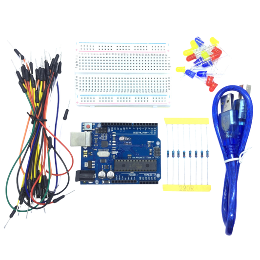 Uno R3 Starter Kit with LED Resistor Wires Arduino Compatible