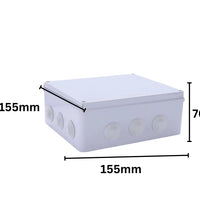 Waterproof Junction Box – IP55 and IP65 Electrical Cable Enclosure, ABS Plastic Dustproof Outdoor Case - circuitrocks
