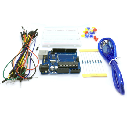 Uno R3 Starter Kit with LED Resistor Wires Arduino Compatible - circuitrocks