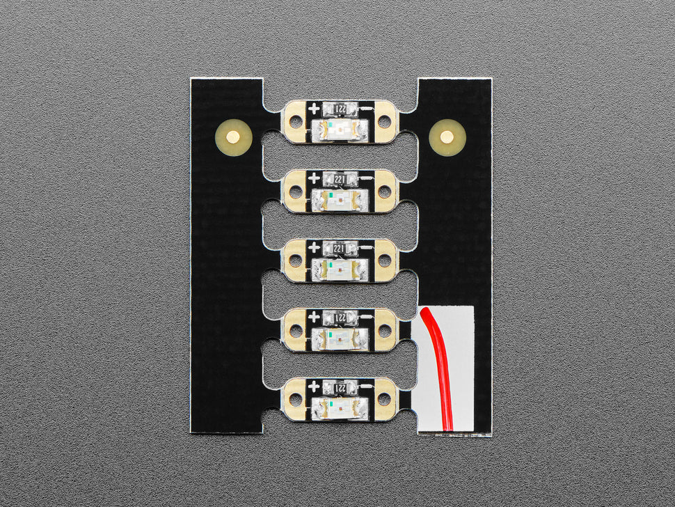 Adafruit LED Sequins - Ruby Red - Pack of 5