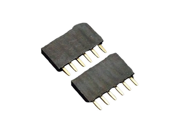 Female Header 1x6 Arduino 2.54mm 5pcs (AJ197-6P)