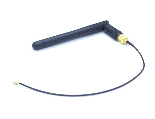 2.4G 2.5dBi Wifi Omni Directional Antenna with IPEX (u.FL) to SMA Male to Female Connector Adapter - circuitrocks