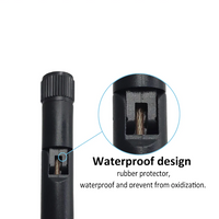 2.4G 2.5dBi Wifi Omni Directional Antenna with IPEX (u.FL) to SMA Male to Female Connector Adapter - circuitrocks