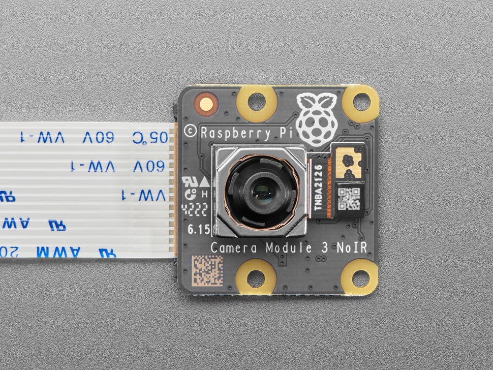 Raspberry Pi Camera Module 3 NoIR - 12MP 75 Degree Infrared Lens