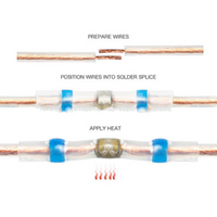 Waterproof Solder Ring Heat Shrink Tube Kit - circuitrocks