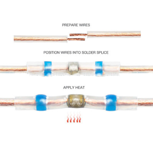 Waterproof Solder Ring Heat Shrink Tube Kit