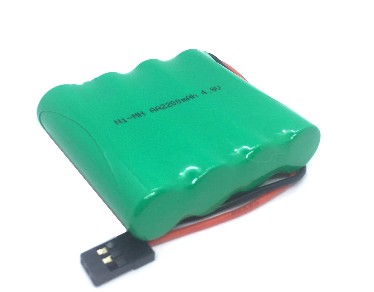Battery Rechargeable NiMH Pack 4.8 V 2200 mAh 4x1 AA Cells