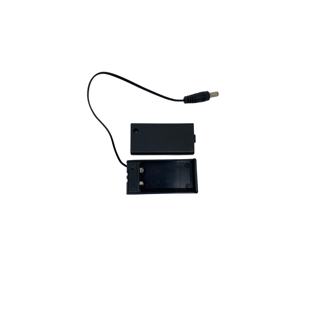 9V Battery Holder Box with DC Plug Cable