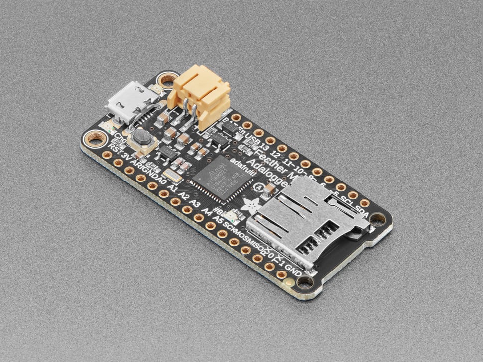 Adafruit Feather M0 Adalogger - ATSAMD21 with SD Card Slot