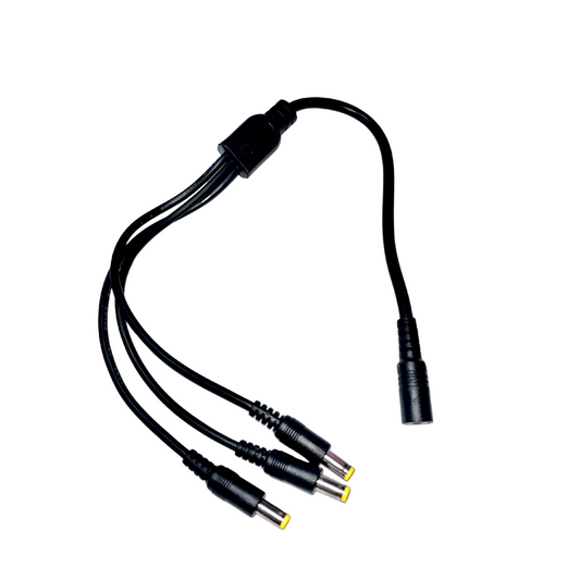 DC Barrel Jack 3 Way 2.1mm Splitter Squid