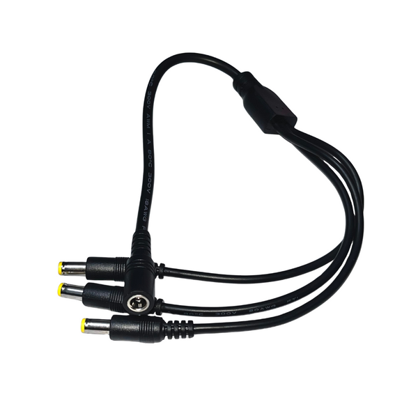DC Barrel Jack 3 Way 2.1mm Splitter Squid
